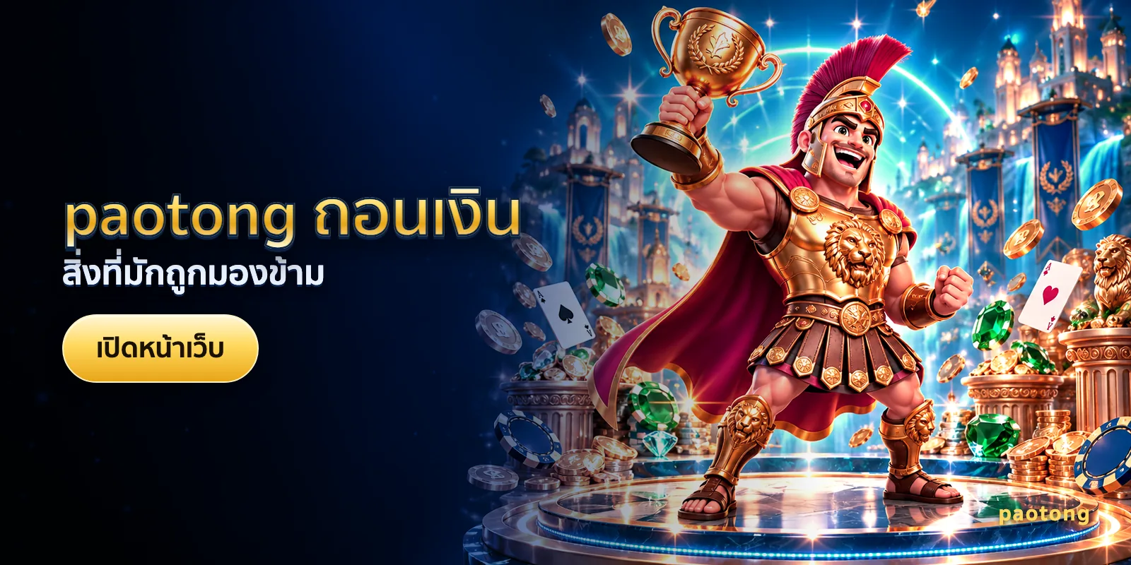 ภาพประกอบบทความ paotong ถอนเงิน — สิ่งที่มักถูกมองข้าม
